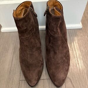 Alberto Fermani Brown Suede Ankle Boots - size 38.5